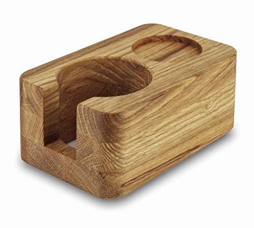 Mesa de café Clara Coffee de 51 mm | estación de tamiz de barista accesorios de madera bonita para portafiltro: gracias al buen camino para un maestro óptimo del café expreso, superficie de apoyo