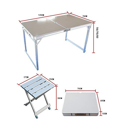 Mesa de comedor 4 sillas Mesa plegable Mesa de comedor Mesa de jardín al aire libre Mesa de picnic Tapa de plástico Catering Cocina Mesa de caballete para cena Cena Conjunto de comedor para bodas