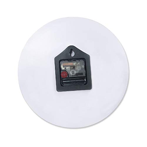 Mesllings - Reloj de Pared de Cristal Redondo, diseño de Canal de Venecia, Estilo Italiano, para Cocina, Oficina, Reloj de Pared Retro, Accesorios de decoración del hogar