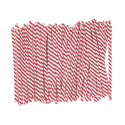 Metálico Lazos de Torcedura,700 Piezas Precintos Metálicos Giro Lazos de Pan de Oro Corbatas Metálicas Alambre Decorativo para Bolso de Celofán Selladores de Bolsa de Plástico 10cm Papel Kraft Rojo