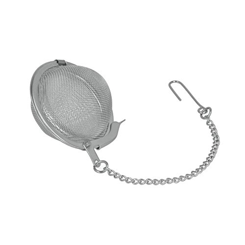 Metaltex 253811 - Filtro de té, Acero Inoxidable con Cadena, 4.5 centímetros