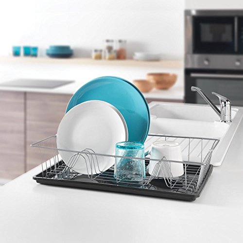 Metaltex Colonia - Escurreplatos con bandeja, 48 x 30 cm