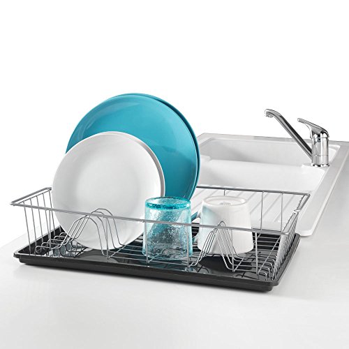 Metaltex Colonia - Escurreplatos con bandeja, 48 x 30 cm