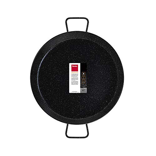 Metaltex - Paellera Acero Esmaltado 12 Raciones 46 cm
