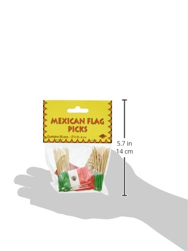 Mexican Flag Picks (50/Pkg)