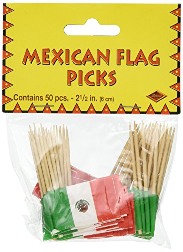 Mexican Flag Picks (50/Pkg)