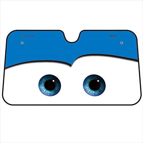 MFEIR Disney Car Blue Parasol Protector Solar para la Parabrisa Delantera del Coche Cubierta Protectora contra Rayos Ultravioletas para el Vehículo en Verano