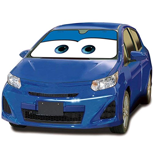 MFEIR Disney Car Blue Parasol Protector Solar para la Parabrisa Delantera del Coche Cubierta Protectora contra Rayos Ultravioletas para el Vehículo en Verano