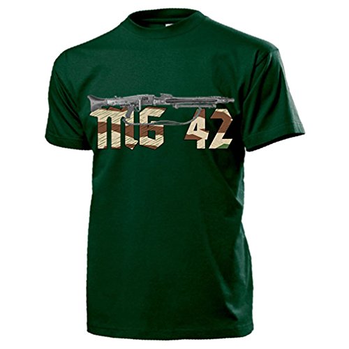 Mg 42 Sierra de rifle de máquina Wh, diseño militar verde XXL