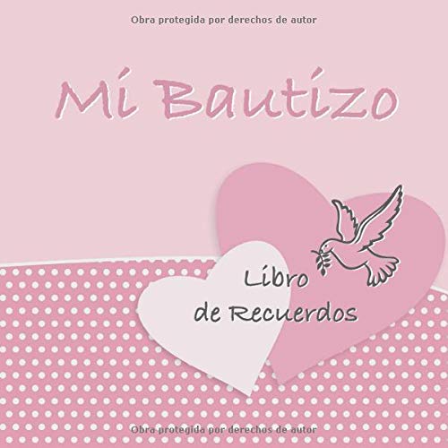 Mi Bautizo: Libro de Firmas, Recuerdos y Consejos a los Padres I Vintage Pigeon Rosa I Para 50 personas I Para Deseos escritos y las Fotos más bellas I Idea de regalo para el bautizo de niños y niñas