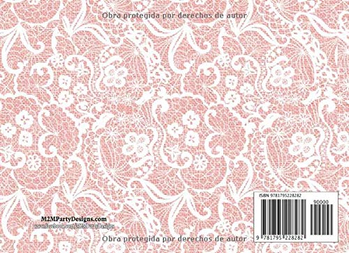 Mi Bautizo Libro de Firmas: Recuerdos y Consejos a los Padres Portada Encaje Rosa