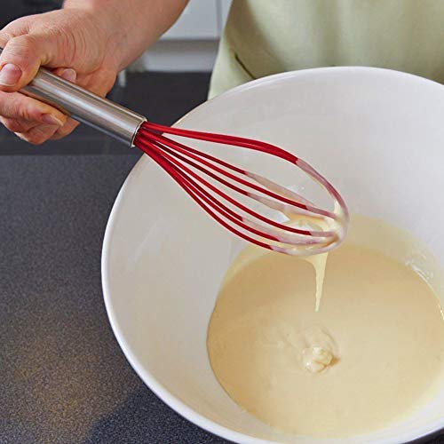 mi ji 10pcs de Silicona Utensilios de Cocina Set de Prueba de Calor Antiadherente de Silicona Utensilios de Cocina con el Kit de Herramientas de Cocina Barbacoa núcleo sólido con una espátul