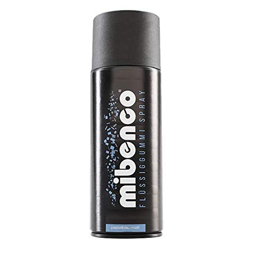 mibenco MIB71425015 Spray Goma Líquidos, Azul/Claro Mate, 400 ml