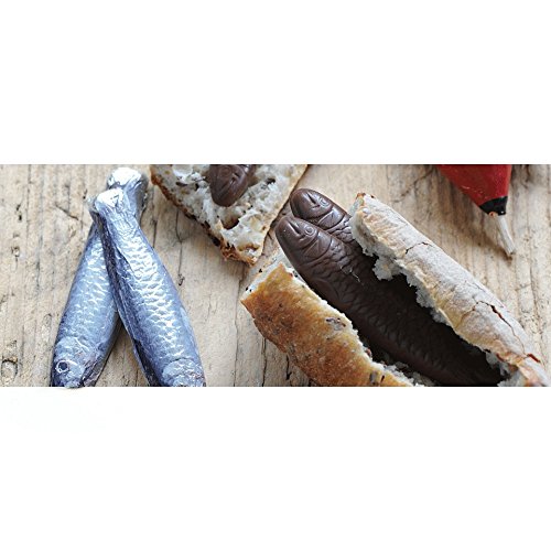 Michel Cluizel Chocolate con leche de Sardinas en Caja de Metal - 1 x 75 Gram