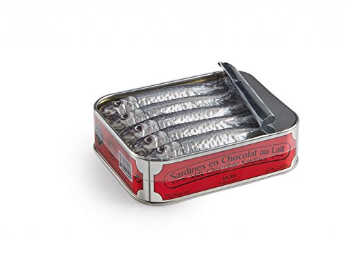 Michel Cluizel Chocolate con leche de Sardinas en Caja de Metal - 1 x 75 Gram