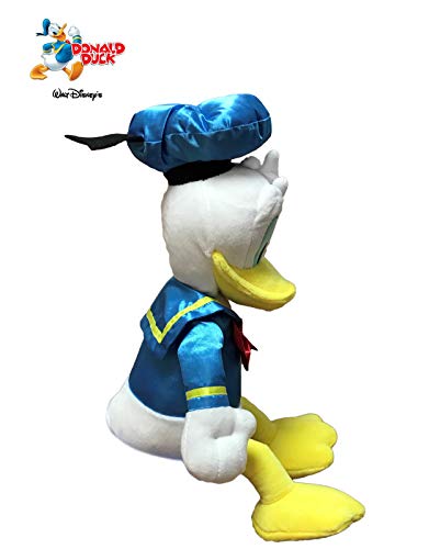Mickey Mouse-760014113 by Play Peluche Donald Oficial Disney Soft 40cm, Color Azul/Amarillo/Blanco, 30 Cm Sentado Y 40 Cm De Pie (8425611341137)