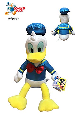 Mickey Mouse-760014113 by Play Peluche Donald Oficial Disney Soft 40cm, Color Azul/Amarillo/Blanco, 30 Cm Sentado Y 40 Cm De Pie (8425611341137)