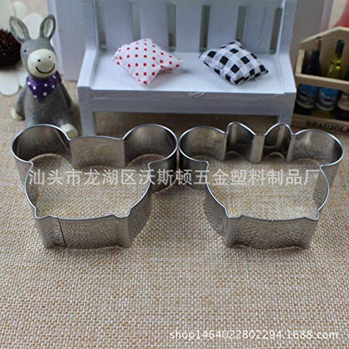 Mickey Mouse Cookie Cutter Mold Baking Tools Printing Die Disney Minnie Cookie Mold Stainless Steel Frosting Kitchen Supplies,Printing Die