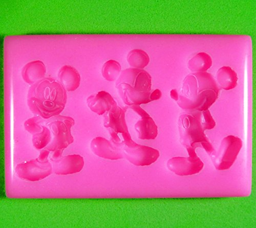 Mickey Mouse Molde de silicona para la torta de Decoración Pastel de Cupcake Toppers Glaseado Sugarcraft Tool por Fairie Blessings