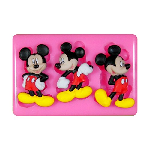 Mickey Mouse Molde de silicona para la torta de Decoración Pastel de Cupcake Toppers Glaseado Sugarcraft Tool por Fairie Blessings
