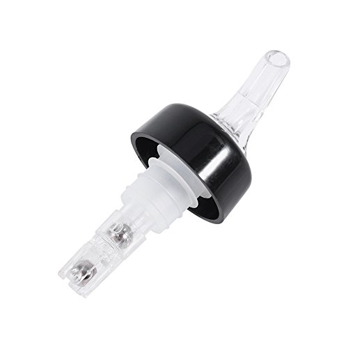 Mida el vertedor de licor 50 ml de plástico Medidor de botella de licor Vertedor Shot Bar Pub Dispensador de cóctel de vino Botella caliente Dispensador de botella(rojo)