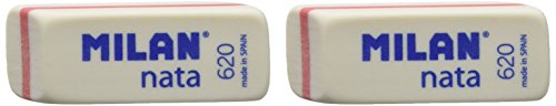 Milan BPM10044 - Pack de 2 gomas de borrar