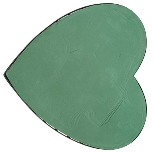Milisten Bloques de Espuma Floral en Forma de Corazón Floristería Verde Esponja Ladrillos Florales Barro de Flores para Bodas Suministros de Arreglos Florales