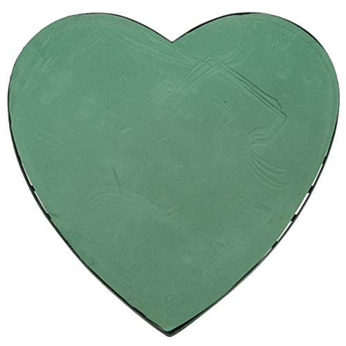 Milisten Bloques de Espuma Floral en Forma de Corazón Floristería Verde Esponja Ladrillos Florales Barro de Flores para Bodas Suministros de Arreglos Florales
