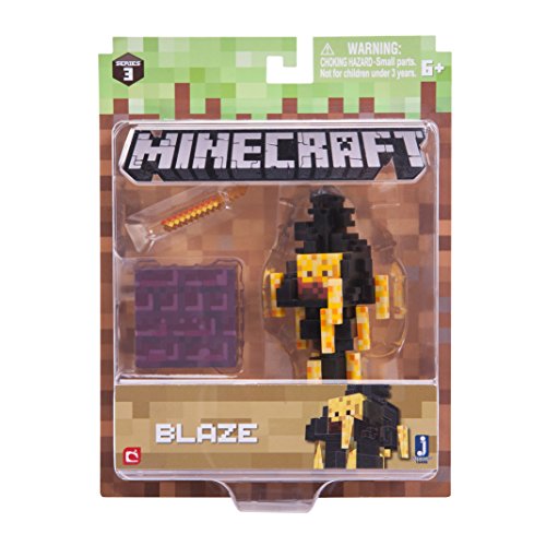 Minecraft 16490 - Figura de acción de 7,6 cm, diseño de Blaze