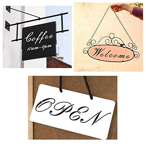 MINGZE 40 Piezas Plantillas De Letras, Reutilizables De Arte Caligrafía Alfabeto Plantillas De Plástico Lavables Para Pintar Letras Con Letras Mayúsculas Y Minúsculas, Números Y Signos