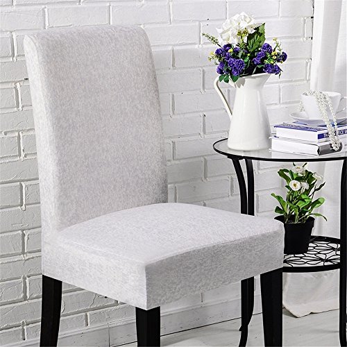 MINGZJ Fundas de sillas,Estirable Cubiertas de la sillas para un Ajuste Universal,Estilo Pastoral con Flores Impresas
