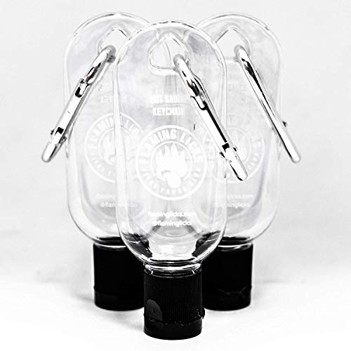 Mini Botella tamaño llavero para salsa picante Sriracha – Botellita de bolsillo para salsa Sriracha– Lleva contigo salsa picante a donde sea que vayas – Es un excelente regalo para la Salsa Picante (S
