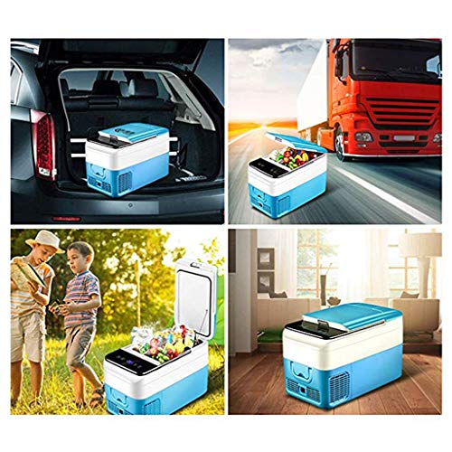 Mini compresor Congelador, Nevera Portátil Eléctrica Refrigerador de Coche Control Digital de Toque Digital 12V / 24V DC y 220V AC (Color : 18L, Size : 12V-24V/220V)
