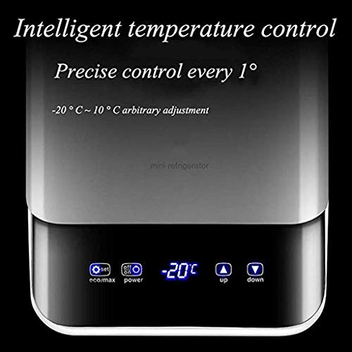 Mini compresor Congelador, Nevera Portátil Eléctrica Refrigerador de Coche Control Digital de Toque Digital 12V / 24V DC y 220V AC (Color : 18L, Size : 12V-24V/220V)