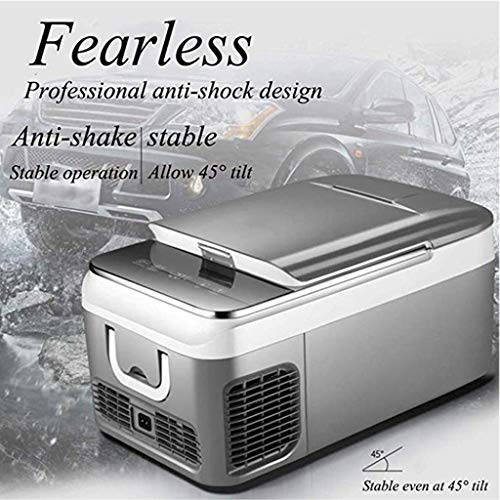Mini compresor Congelador, Nevera Portátil Eléctrica Refrigerador de Coche Control Digital de Toque Digital 12V / 24V DC y 220V AC (Color : 18L, Size : 12V-24V/220V)
