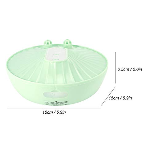 Mini lavavajillas ultrasónico Lavadora portátil USB Turbina de ultrasonido 10 minutos Lavaplatos eléctrico Mini lavavajillas multifuncional para viajes domésticos para Vajilla Frutas Vegetales