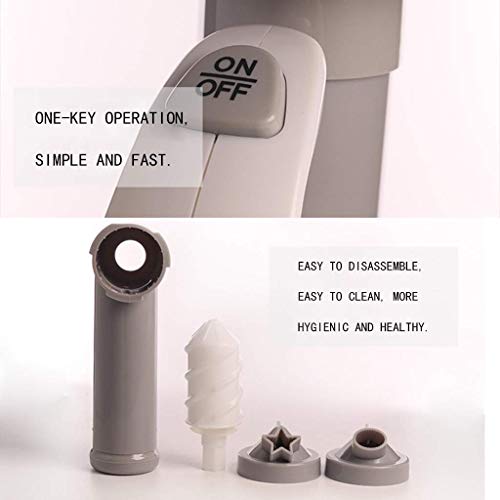 Mini máquina de helado, máquina automática de helado, máquina de postre congelado, utilizado para hacer helados, sorbet, yogur congelado, adecuado para el uso casero kshu gris