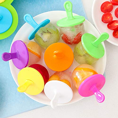 Mini Moldes Helados Silicona, Moldes para Helados y Polos Sin BPA, Poleras Helado Bebe Niños, Ice Cream Mold, Ice Lolly Moulds, Molde Reutilizables para Hacer Helados Caseros