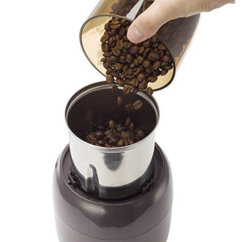 Mini picadora de especias portátil 220V Molinillo triturador | 200g | 300W | Hoja de acero inoxidable | Para frijoles, hierbas, especias, nueces, semillas, legumbres