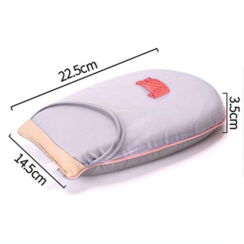 Mini Tabla de Planchar portátil Almohadilla de Planchado doméstica Esponja Resistente a Altas temperaturas Guantes de Planchado a Mano de Vapor para Viajar