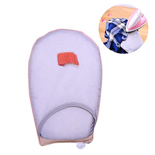 Mini Tabla de Planchar portátil Almohadilla de Planchado doméstica Esponja Resistente a Altas temperaturas Guantes de Planchado a Mano de Vapor para Viajar
