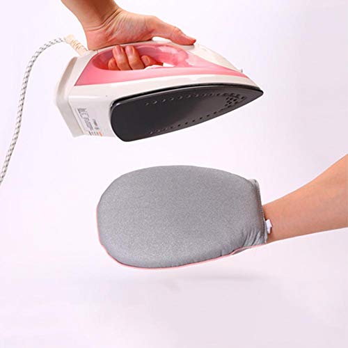 Mini Tabla de Planchar portátil Almohadilla de Planchado doméstica Esponja Resistente a Altas temperaturas Guantes de Planchado a Mano de Vapor para Viajar
