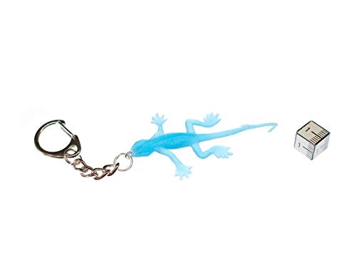Miniblings Salamandra Llavero Remolque Lagarto Lagarto Azul Lit