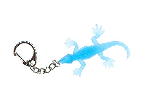 Miniblings Salamandra Llavero Remolque Lagarto Lagarto Azul Lit