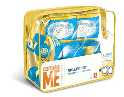 MINIONS Abney and Teal Set Patines Infantiles con Protecciones Talla 22/29 (28049), Multicolor (Mondo