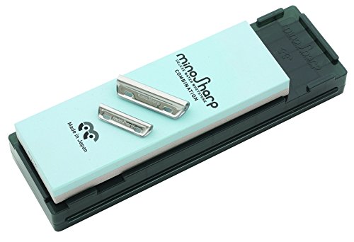 Minosharp 471 - Conjunto de piedras de afilar 220 y 1000