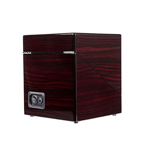 Mira enrollador automático Doble Enrollador De Reloj Enrollador Automático De Reloj Caja 2 + 0 Bobinado Automático Caja De Motor Reloj Mecánico Mesa Batidora Reloj Caja Giratoria Mira las devanaderas