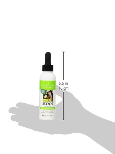 Miracle Care Cuidado Natural para Perros; Stool Soothe para la diarrea con pectina, caolín, extracto de Fruta de arándano; 4 FL. onz.