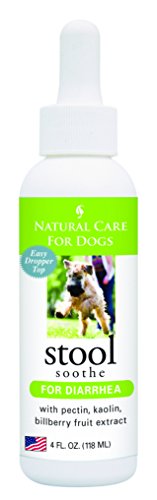 Miracle Care Cuidado Natural para Perros; Stool Soothe para la diarrea con pectina, caolín, extracto de Fruta de arándano; 4 FL. onz.