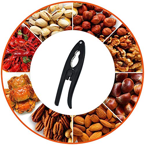 Mirrwin Mariscos Cascanueces Abridor de Nueces Abridor de Castañas Pinza para Galletas de Nueces Herramienta Abridor de Nueces Cascanueces Nogal Avellana Adecuado para Nueces Cangrejo de Mariscos